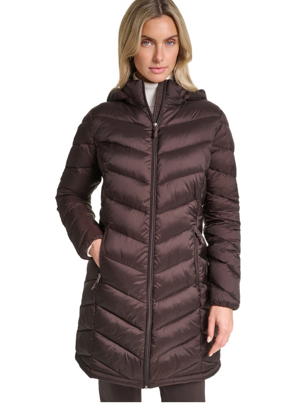 Charter Club Women's Packable Hooded Puffer Coat Size XS